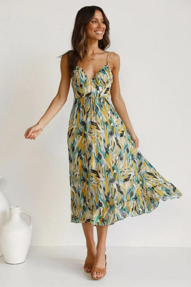 WW | Buntes Midi-Kleid
