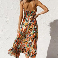 WW | Buntes Midi-Kleid