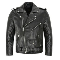 WW | Modernes Leder Herrenjacke