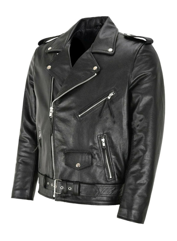 WW | Modernes Leder Herrenjacke