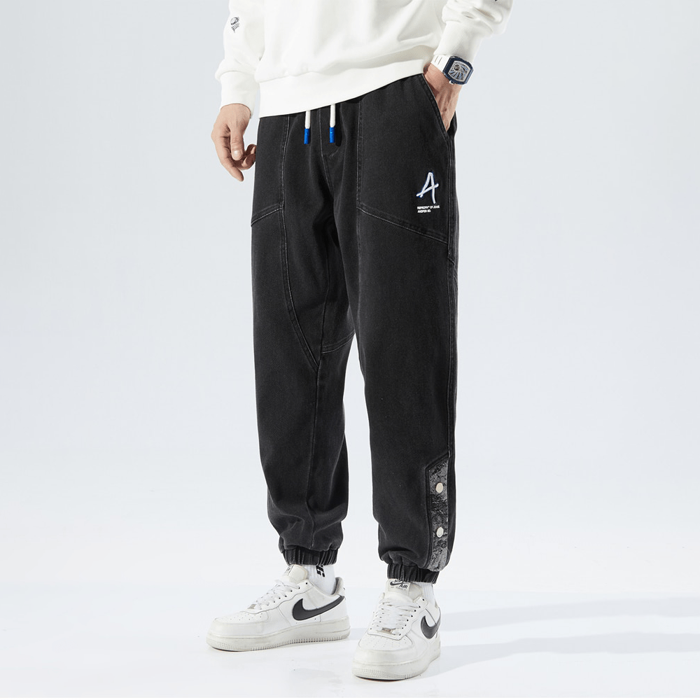 WW | Moderne Denim Jogginghose Für Herren