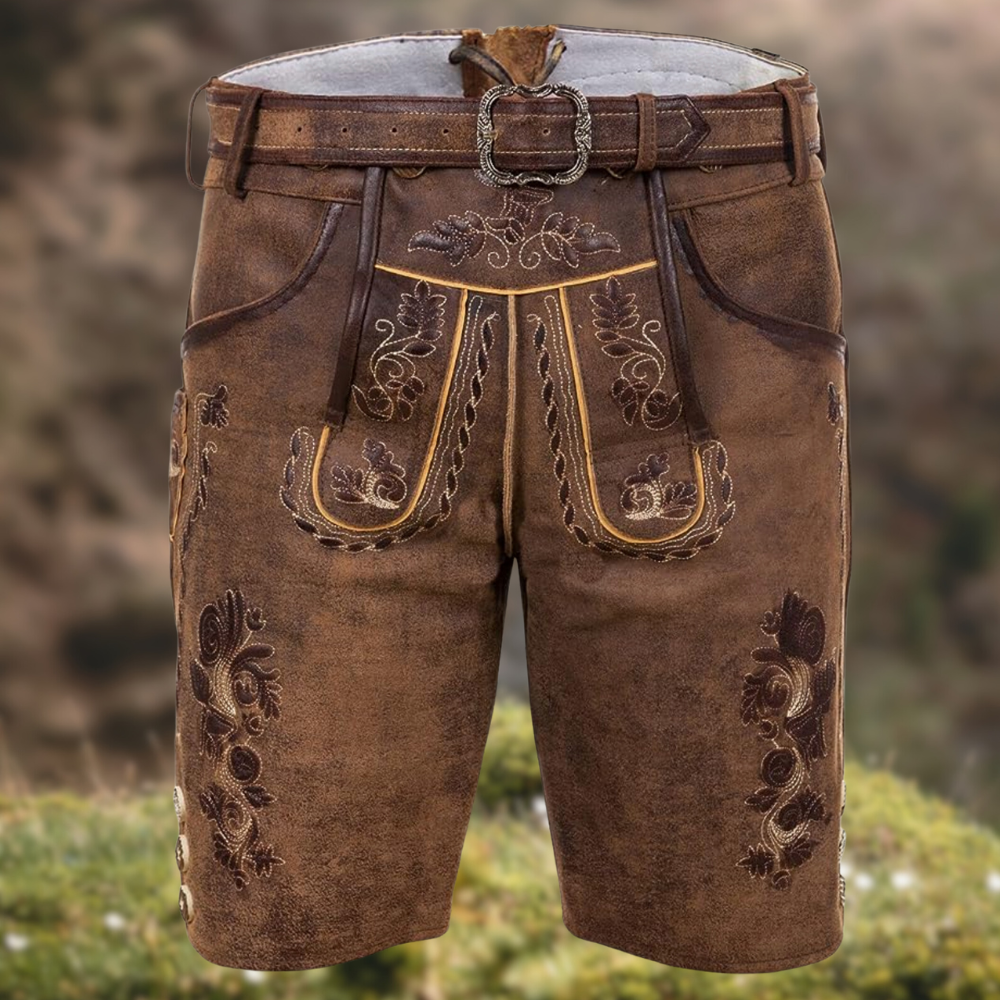WW | Stilvolle Traditionelle Lederhose Für Männer Mit Authentischem Design
