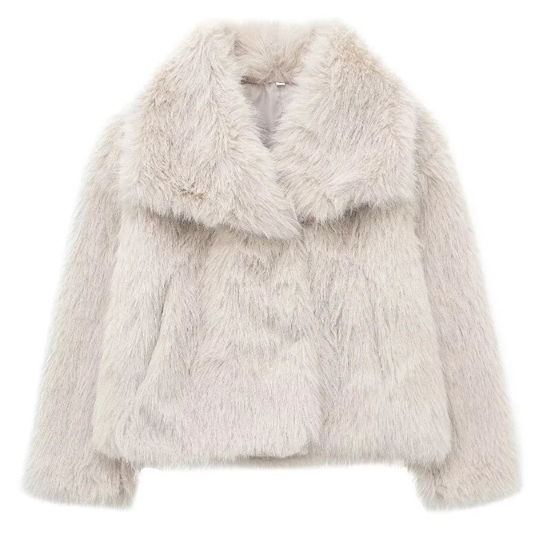 W&W Mode | Warme Pelzjacke für Damen im stilvollen Design