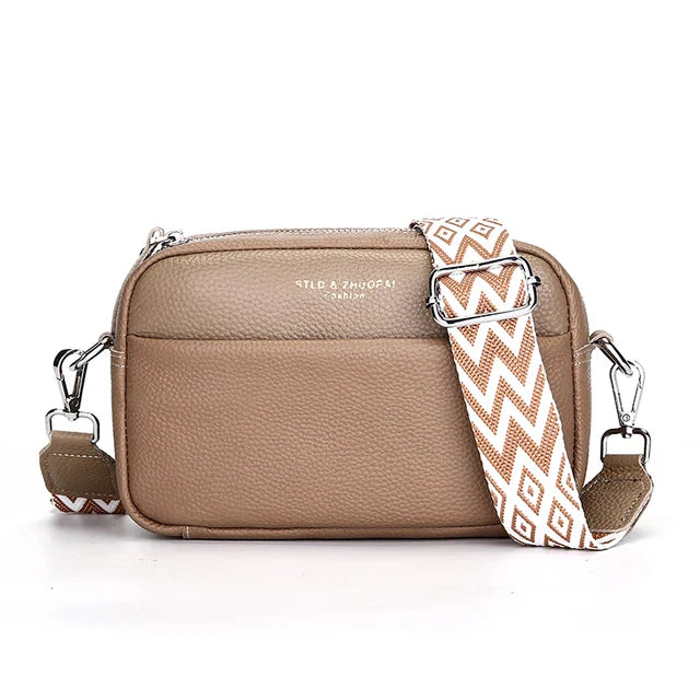 Leder Crossbody Handtasche