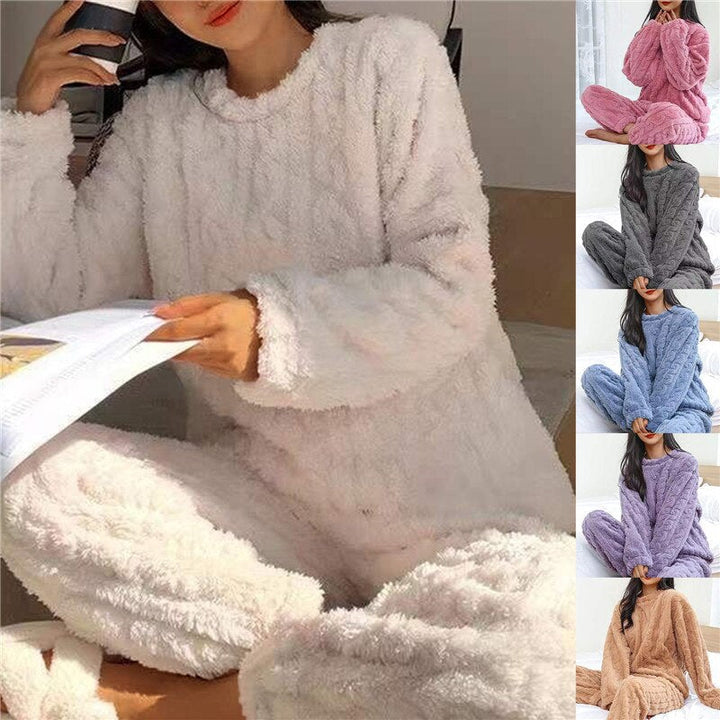 W&W Mode - Fleece-Pyjama für Damen