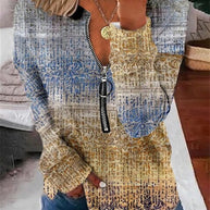Pullover mit Blumenmuster im Vintage-Look
