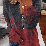 Pullover mit Blumenmuster im Vintage-Look