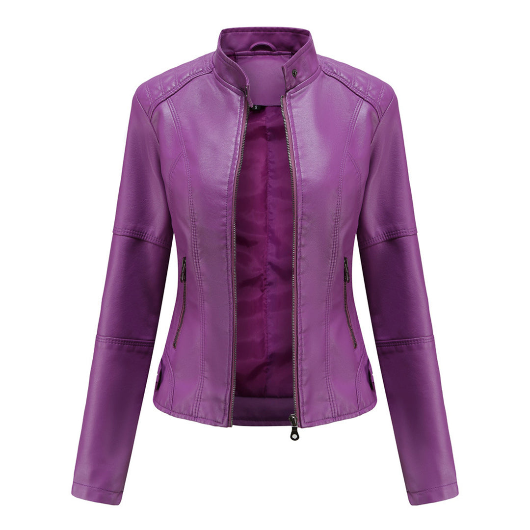 WW GLAM: Moderne Lederjacke für Damen