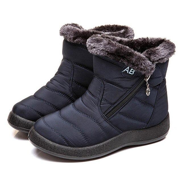 W&W Mode | Wasserdichte Winterstiefel für warmen Komfort – ideal für kaltes Wetter