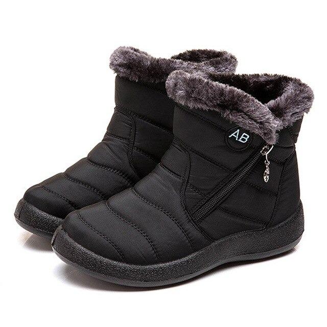 W&W Mode | Wasserdichte Winterstiefel für warmen Komfort – ideal für kaltes Wetter