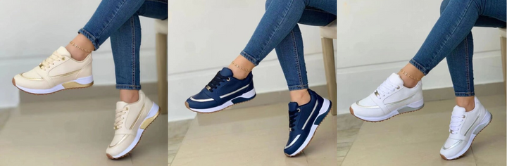W&W Mode - Trendige Damen Freizeitsneaker