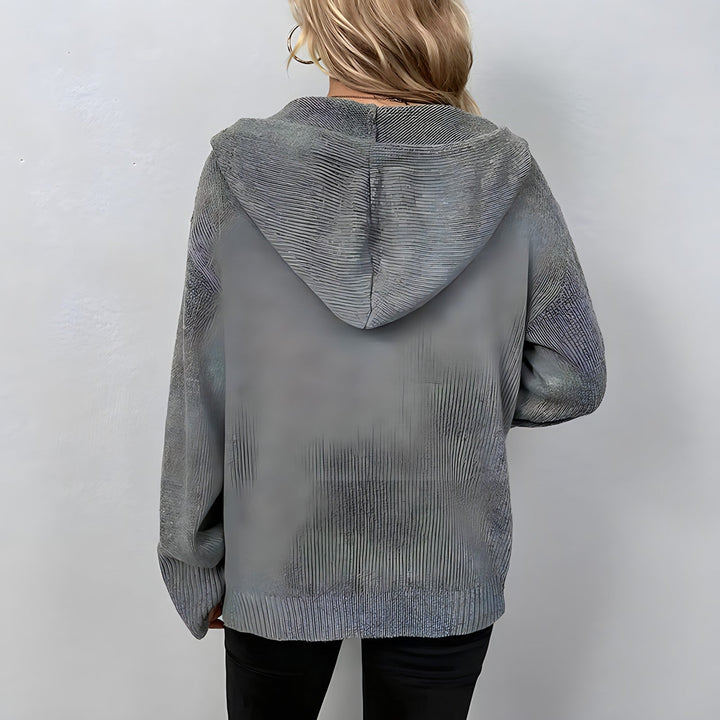 W&W Mode Hoodie | Warme Bequeme Damenweste mit Kapuze