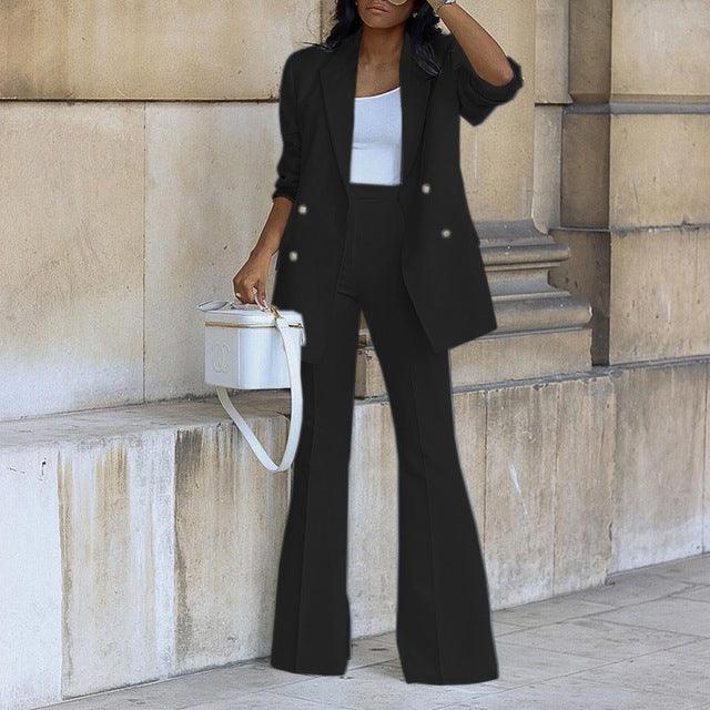 WW | Blazer Und Hose Satz Für Damen