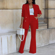 WW | Blazer Und Hose Satz Für Damen