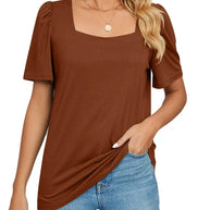 T-Shirt mit Puffärmeln