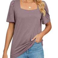 T-Shirt mit Puffärmeln
