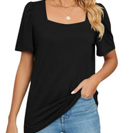 T-Shirt mit Puffärmeln