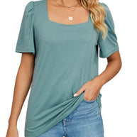 T-Shirt mit Puffärmeln