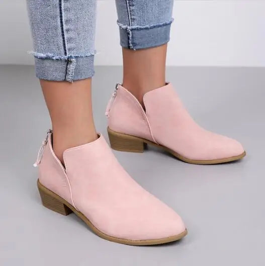 W&W Mode | Stylische Wildleder Stiefeletten mit