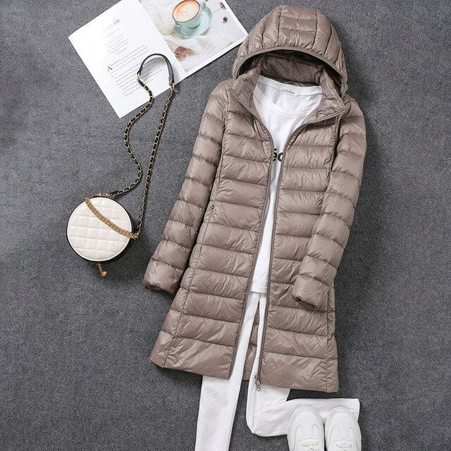 W&W Mode - Winterjacke Mit Abnehmbarer Kapuze