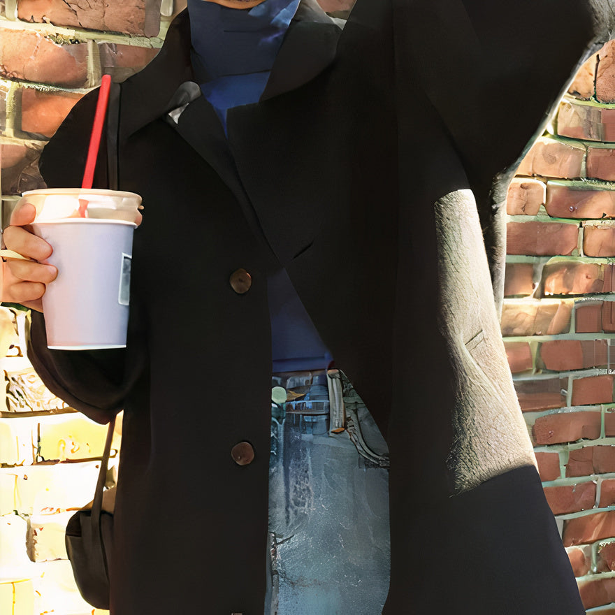 WW | Kaschmir Trenchcoat Kurz Damen