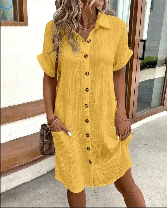 WW | Luftige Oversized Baumwollkleid für Sommerveranstaltungen