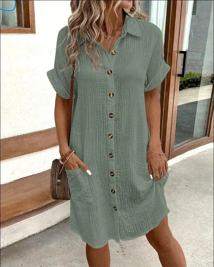 WW | Luftige Oversized Baumwollkleid für Sommerveranstaltungen