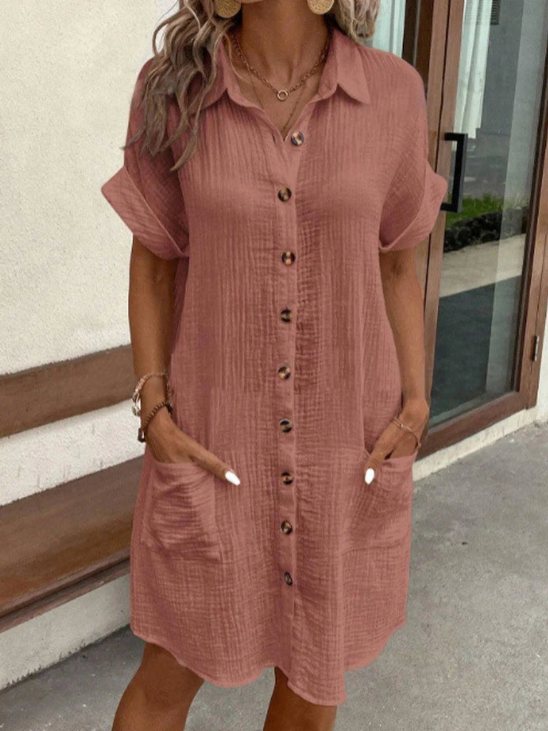 WW | Luftige Oversized Baumwollkleid für Sommerveranstaltungen