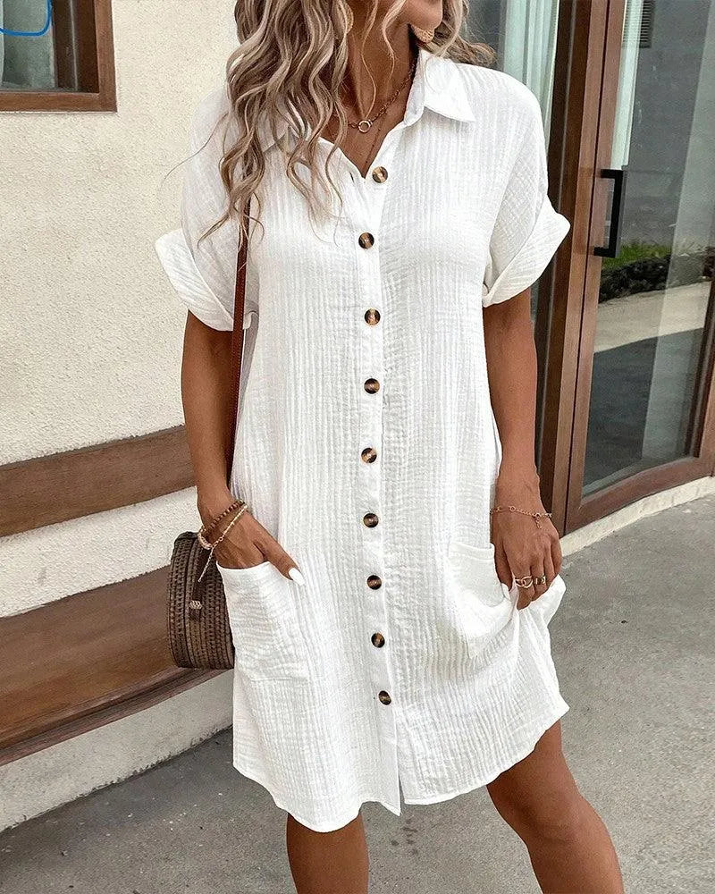 WW | Luftige Oversized Baumwollkleid für Sommerveranstaltungen