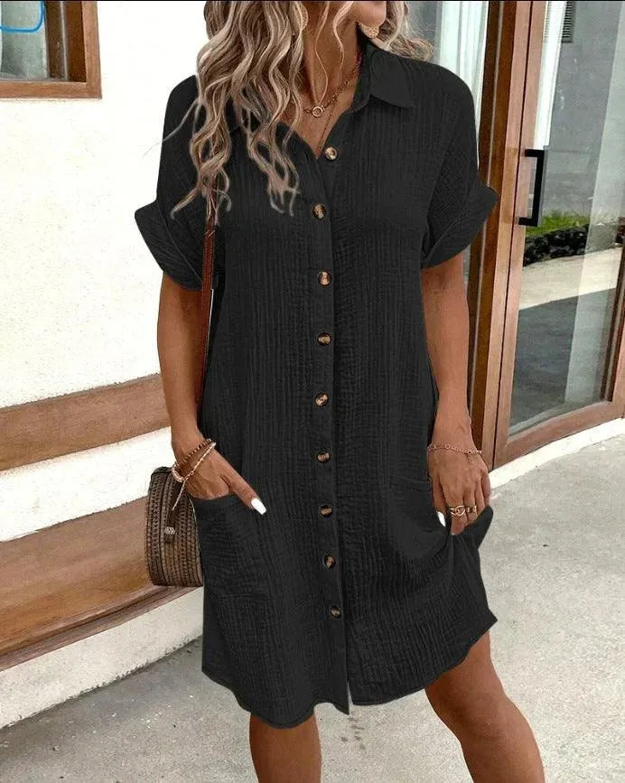 WW | Luftige Oversized Baumwollkleid für Sommerveranstaltungen