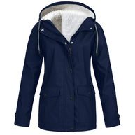 WW - wind- und wasserdichte Outdoor-Jacke mit Fleece-Futter