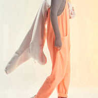 Seitenansicht Des Cela Peach Jumpsuit