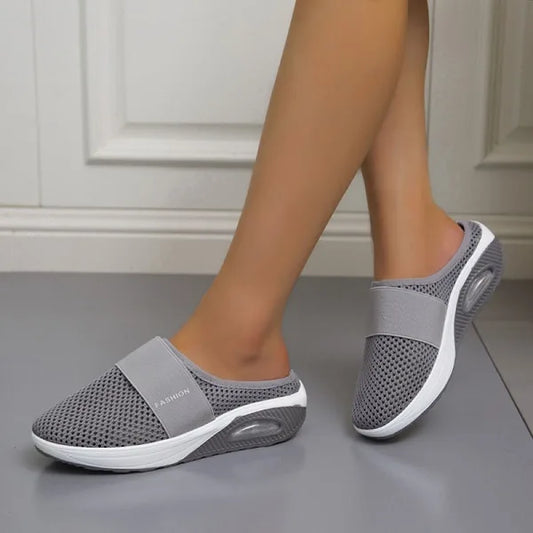 Dunkelbrau  Orthopädische Sandalen Keilabsätze