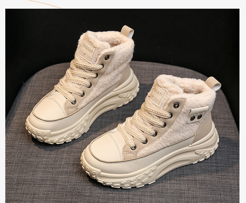 WW – Wasserdichte Plüsch-Stiefeletten