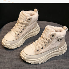 WW – Wasserdichte Plüsch-Stiefeletten
