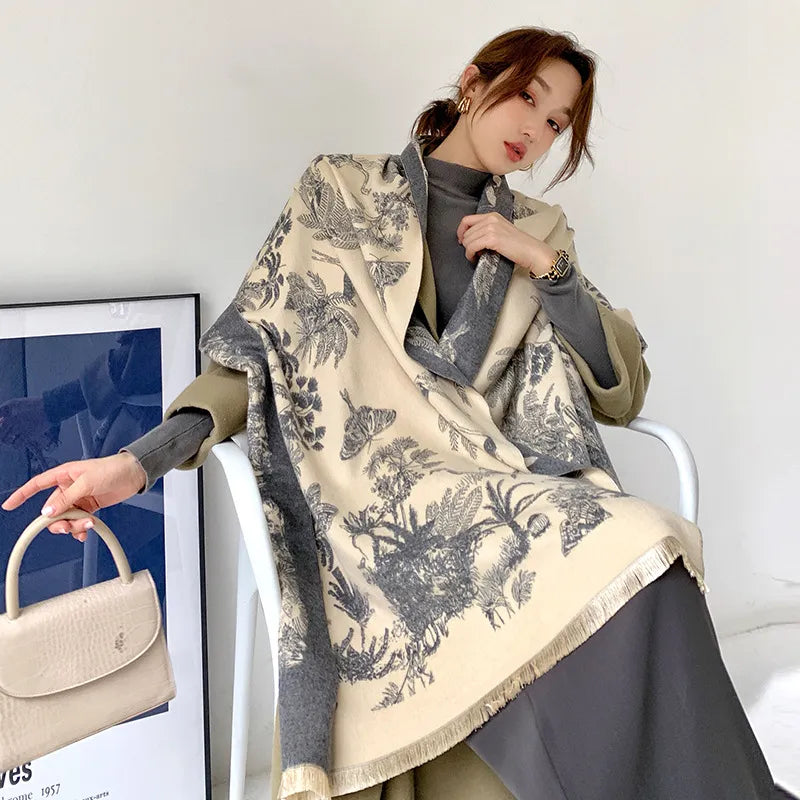 WW | Schal - eleganter Damen Oversize Wickel