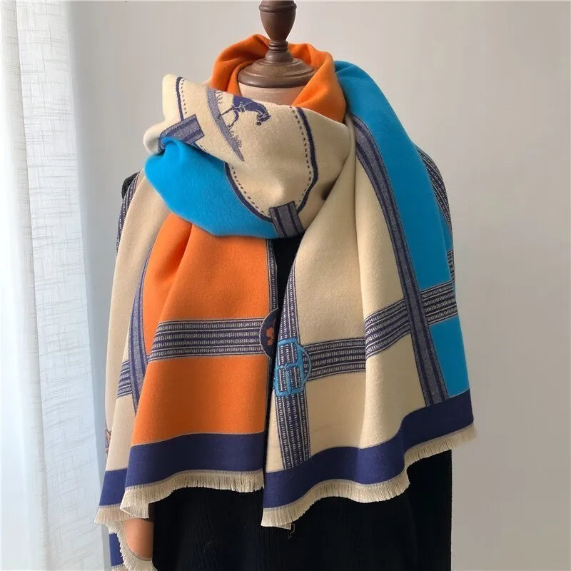 W&W Mode | Schal - eleganter Damen Oversize Wickel