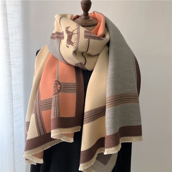 W&W Mode | Schal - eleganter Damen Oversize Wickel