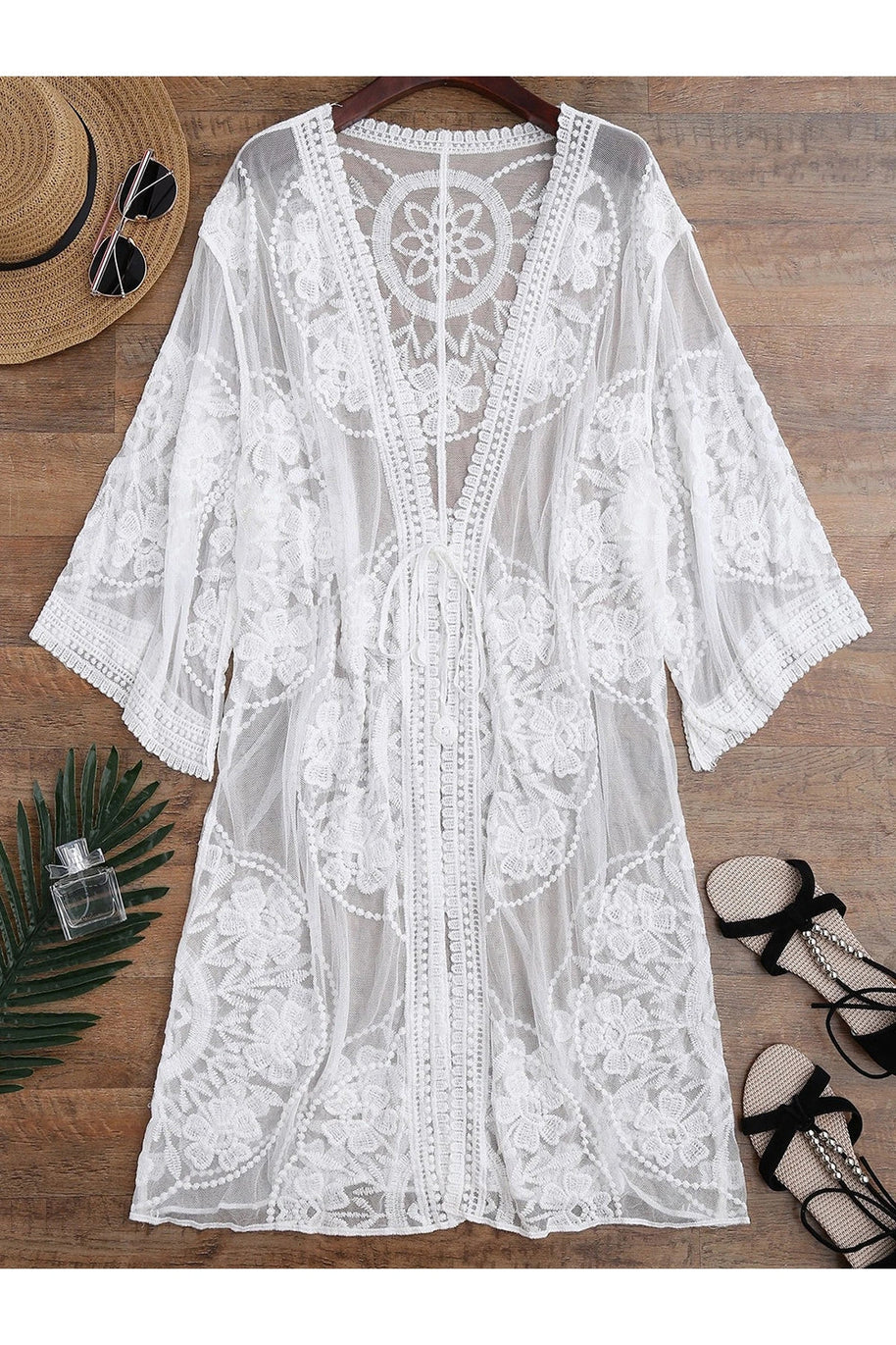 WW | Transparenter Kimono Überwurf