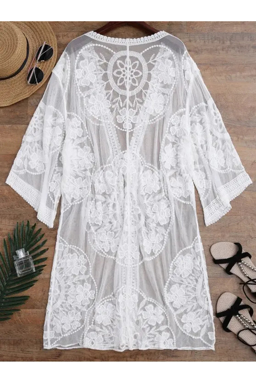 WW | Transparenter Kimono Überwurf