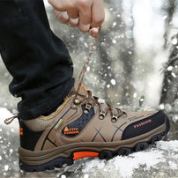 WW | Wasserdicht Vegan Leder Trekkingschuhe Herrenschuhe