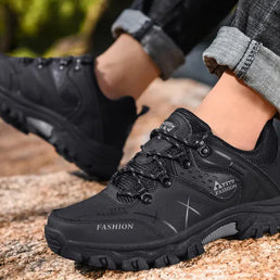 WW | Wasserdicht Vegan Leder Trekkingschuhe Herrenschuhe