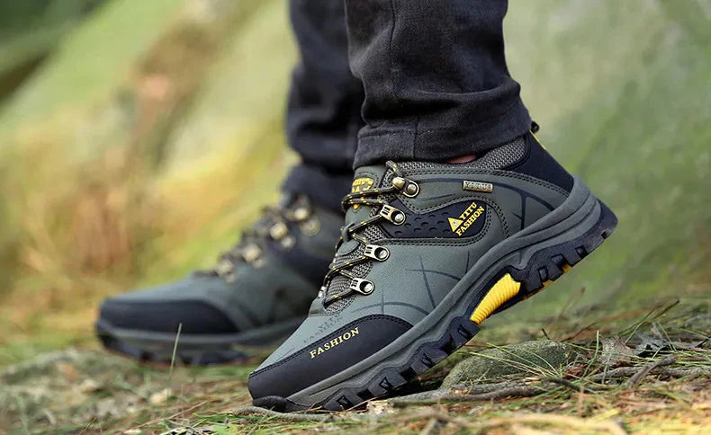 WW | Wasserdicht Vegan Leder Trekkingschuhe Herrenschuhe