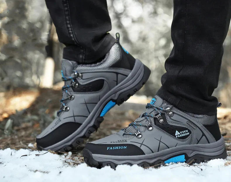 WW | Wasserdicht Vegan Leder Trekkingschuhe Herrenschuhe