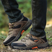 WW | Wasserdicht Vegan Leder Trekkingschuhe Herrenschuhe