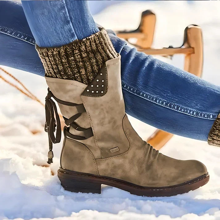 W&W Mode | Elegante Lederstiefel für Damen