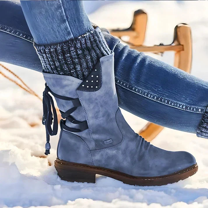 W&W Mode | Elegante Lederstiefel für Damen