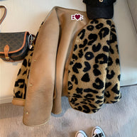 WW | Gemütlicher & Schicker Leopardenmuster Mantel