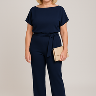 WW | Eleganter Sommer Jumpsuit Mit Gürtel