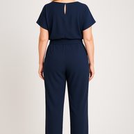 WW | Eleganter Sommer Jumpsuit Mit Gürtel